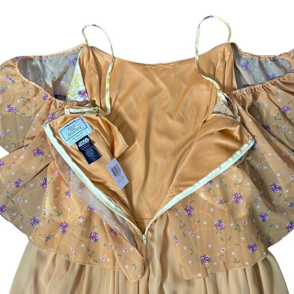 Star Wars Her Universe Size 5X Padme Meadow Dress Golden Yellow Cosplay Costume - Picture 9 of 10